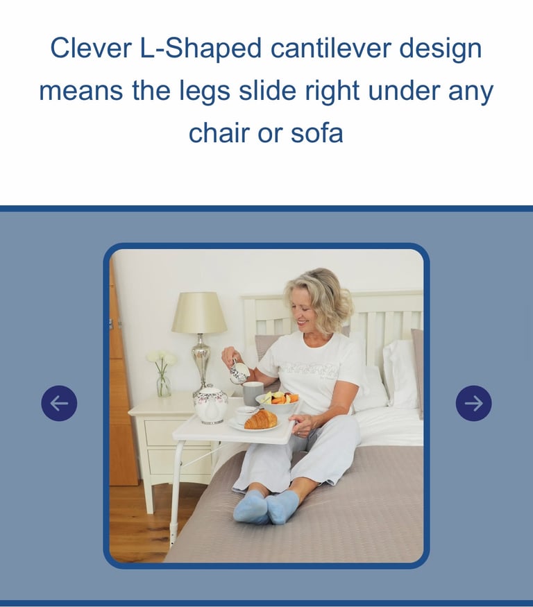 image for AdusTABLE BRANDNEW in Box 4 bedside,TV Dinners,sofa,garden,laptops,I paid £24 LastWeek unwanted gift