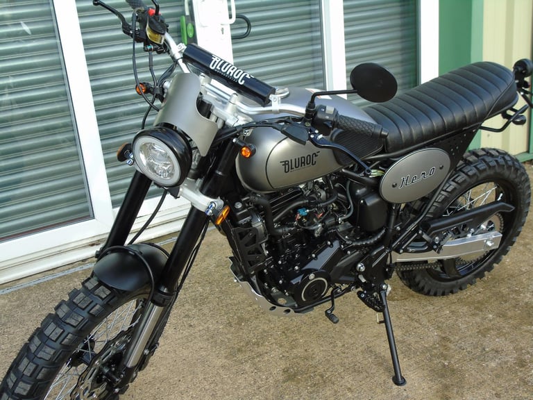 Bullit Bluroc Motorcycles Hero 250cc 2025 Brand New Retro Modern Scrambler 