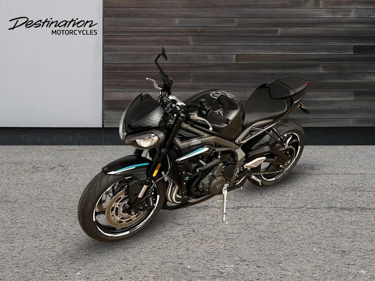 2022 Triumph Street Triple 765 R LOW STANDARD COLOUR Petrol black Manual