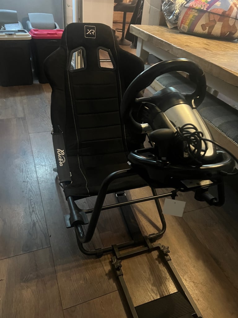 Full racing sim set up including console and games!
