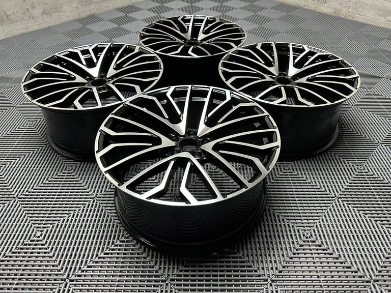 20 22" Inch Audi SQ8 2024 style wheels A4 A5 A6 A7 A8 Q3 Q5 Q7 Q8 RS / S Models 5X112 66.6