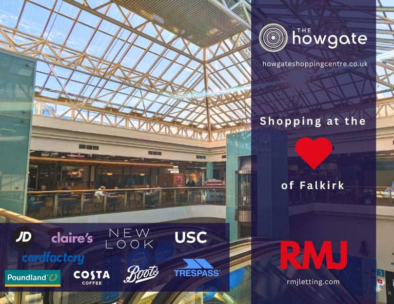 Retail Units to Let – Howgate Shopping Centre, Falkirk