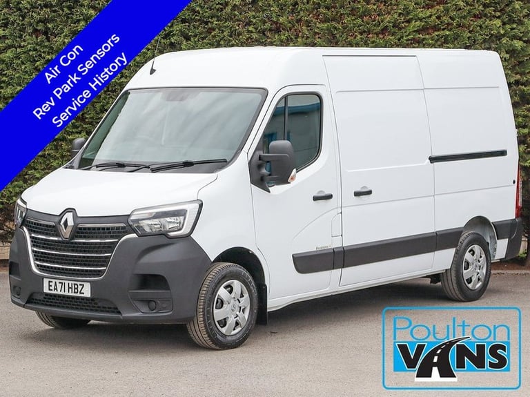 image for  Renault Master MM35 Business+ 2.3DCI, 135BHP, L2 H2 MWB Van, B.Tooth, Air Con, Rev Parking Large...