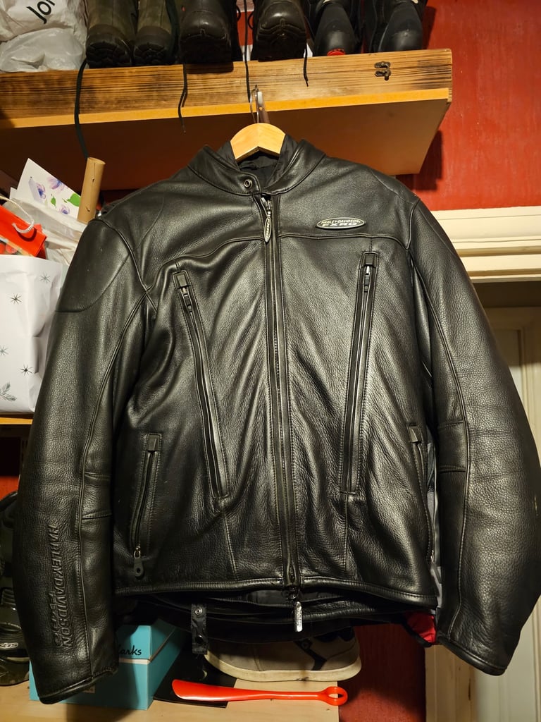image for Harley Davidson FXDR All Seasons Leather Jacket 