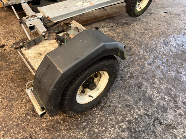 Car ,van recovery dolly towing trailer ramps straps hand winch 