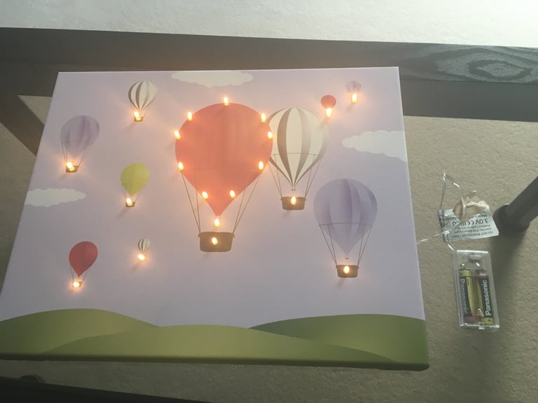 Illuminated Balloons Canvas