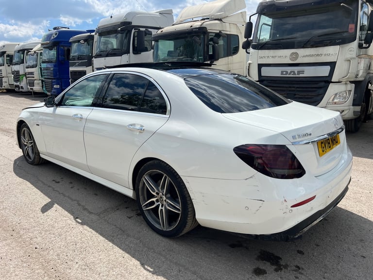 2018 MERCEDES BENZ E CLASS E350 AMG LINE PREMIUM HYBRID ELECTRIC DAMAGED SALVAGE