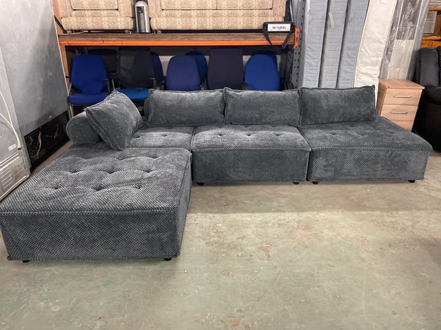 Klaussner killian sectional with ottoman new arrivals