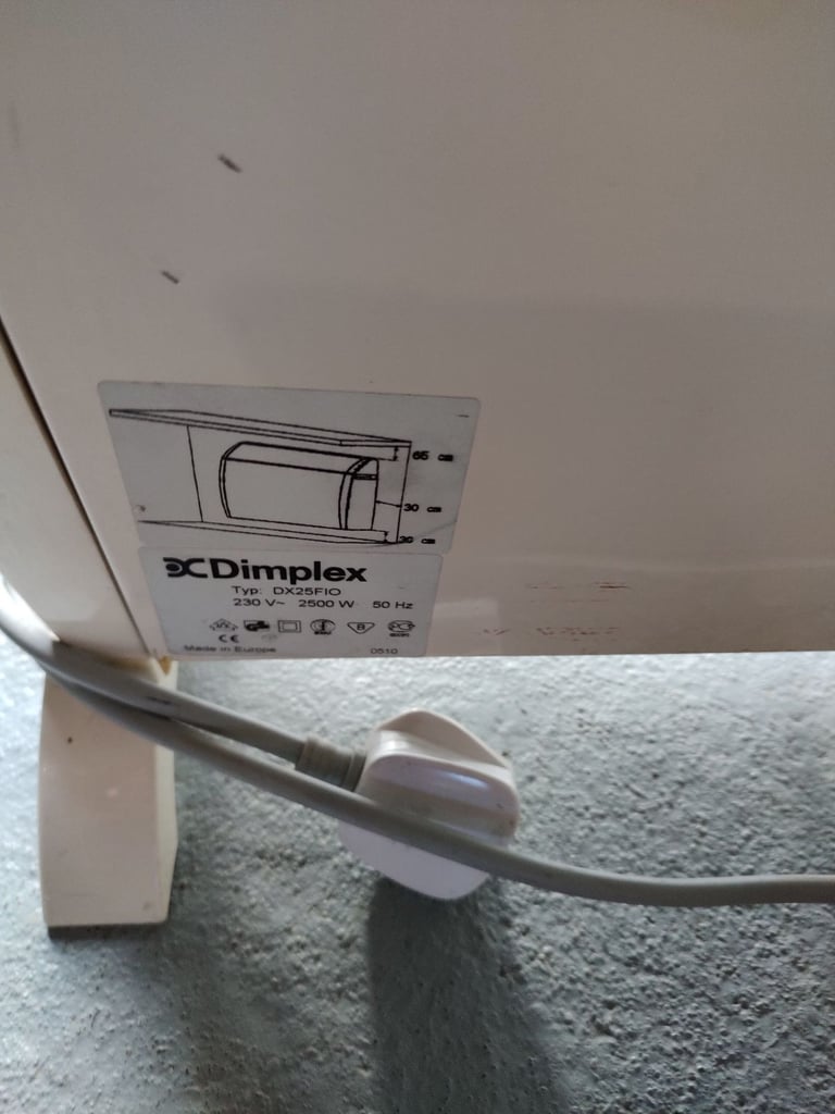 DIMPLEX electric fan assisted space heater.