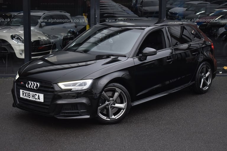 2018 Audi S3 2.0 TFSI Black Edition Sportback 5dr Petrol S Tronic quattro Euro 6 (s/s) ( Hatchbac...