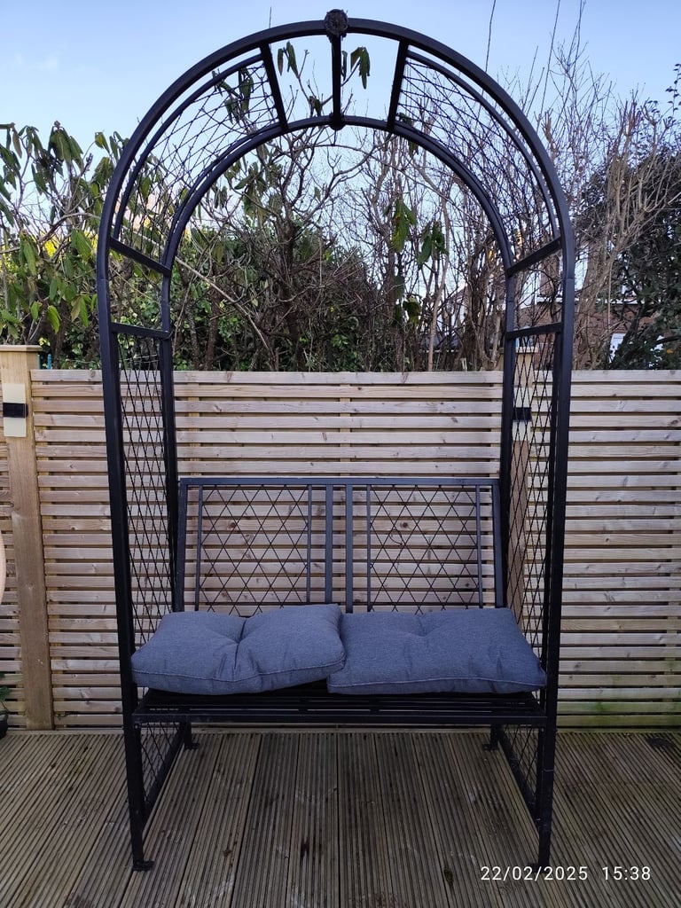 image for Garden arch with bench 