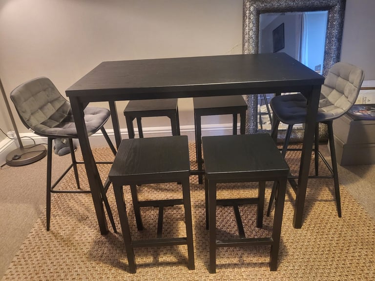image for Dining Table With Stools