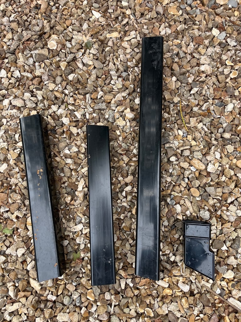 Square down pipe lengths and end