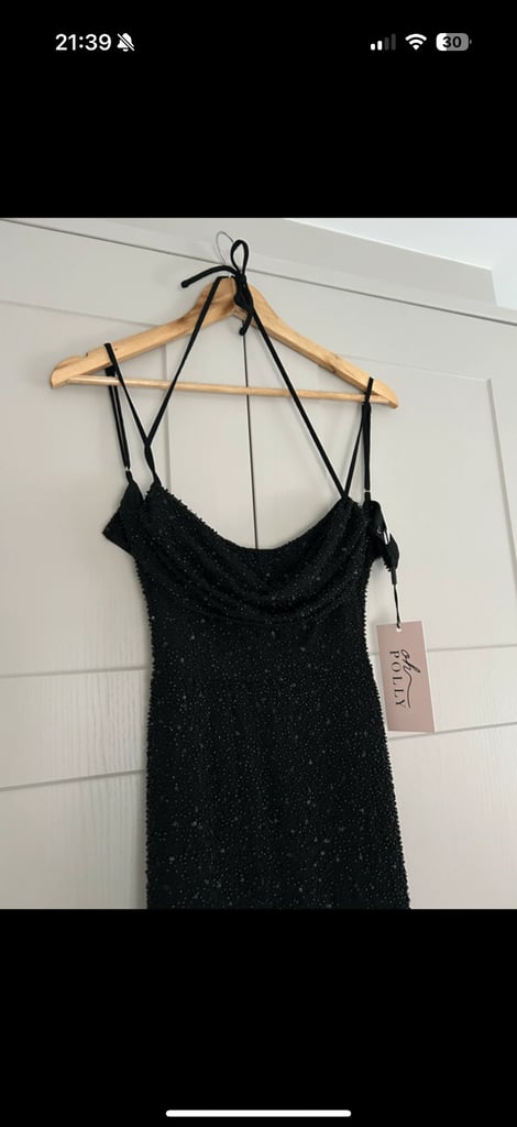Oh Polly Monte Carlo black dress - size 6