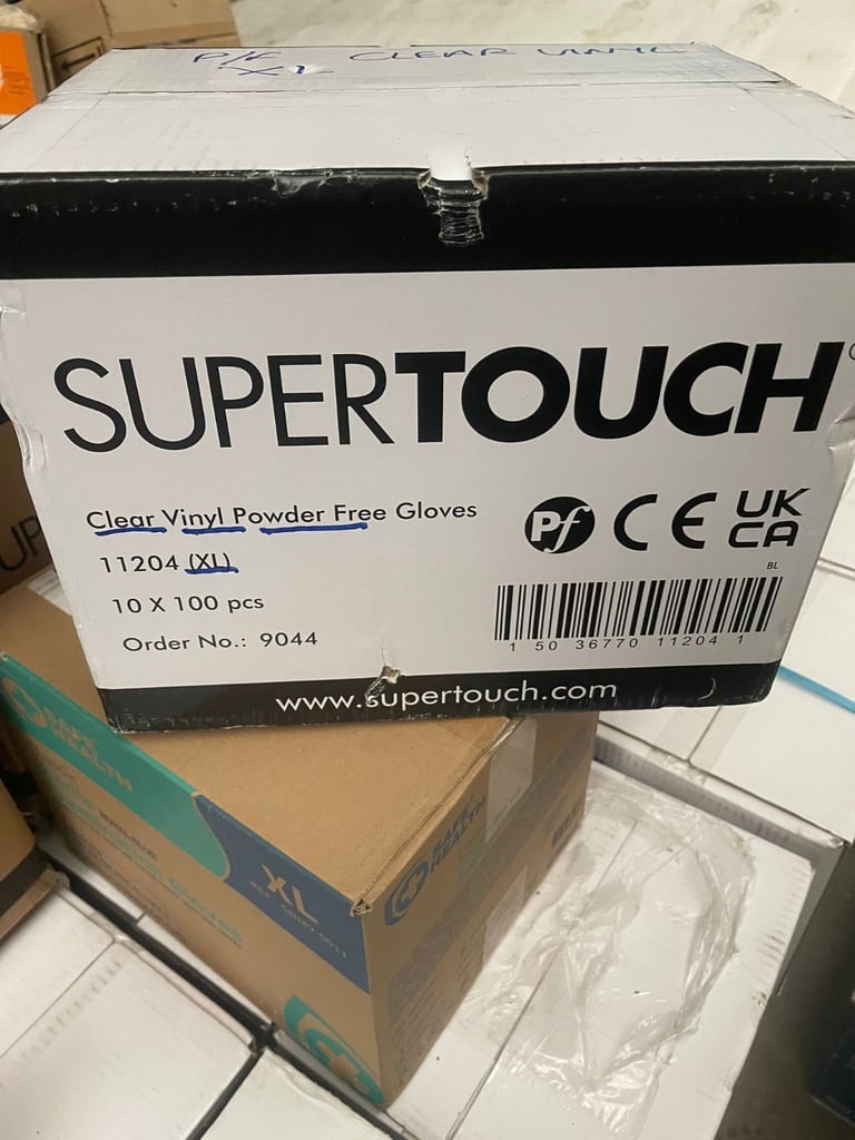 image for Various boxes of vinyl gloves bulk