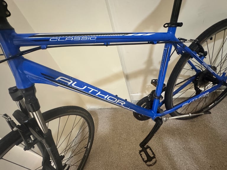 Blue Large Author Classic 24 speed Hybirid bike pickup SE152JR
