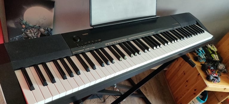 Casio CDP 130 Digital Piano - 88 fully weighted key digital piano, sustain foot pedal and stand