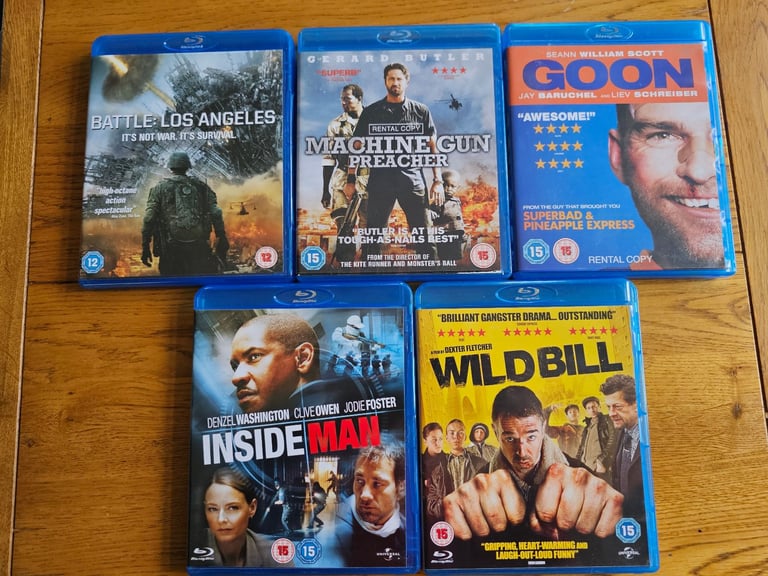 image for 5 off Blue-ray dvds