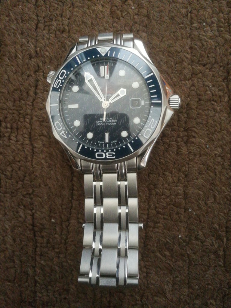 007 Seamaster homage automatic work watch NEW