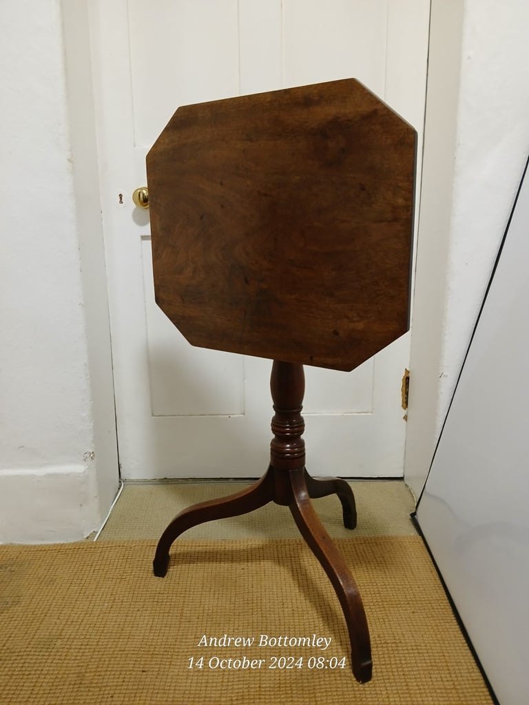 Georgian Mahogany Flip Side Table