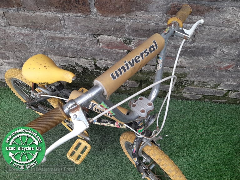 1980's Universal BMX Super Tracker 16 inch wheels Survivor working condition. 