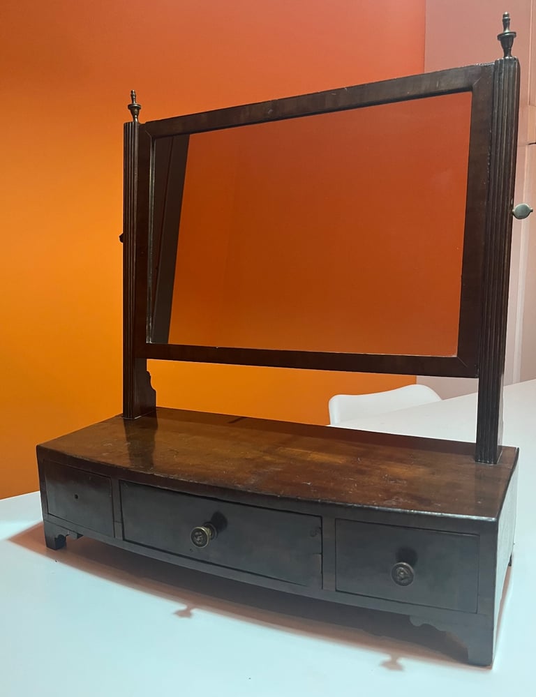 image for Antique dressing table mirror with draws 