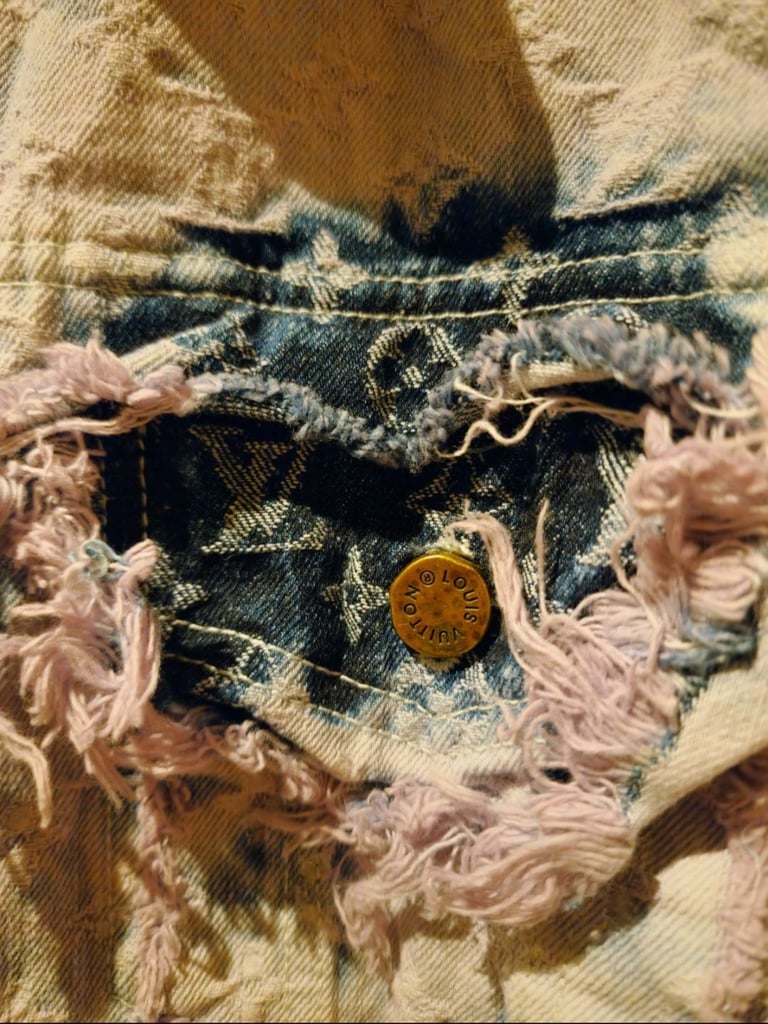 Louis Vuitton Fringed Monogram Boyhood Denim Jacket