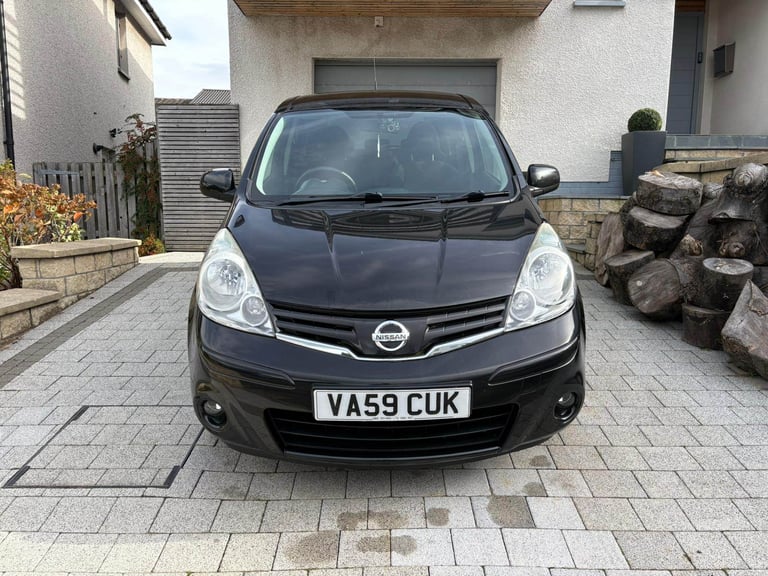 2009 Nissan Note 1.4 N-Tec 5dr – 72,000 miles – Black – Manual