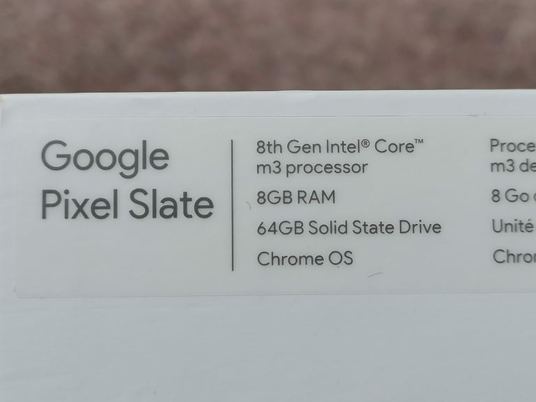 Google pixel slate tablet