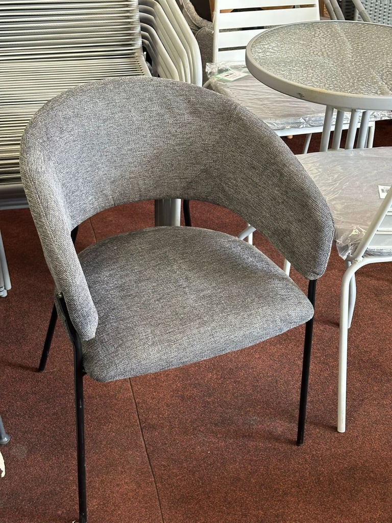 Sawyer Fabric Dining Chair - Charcoal