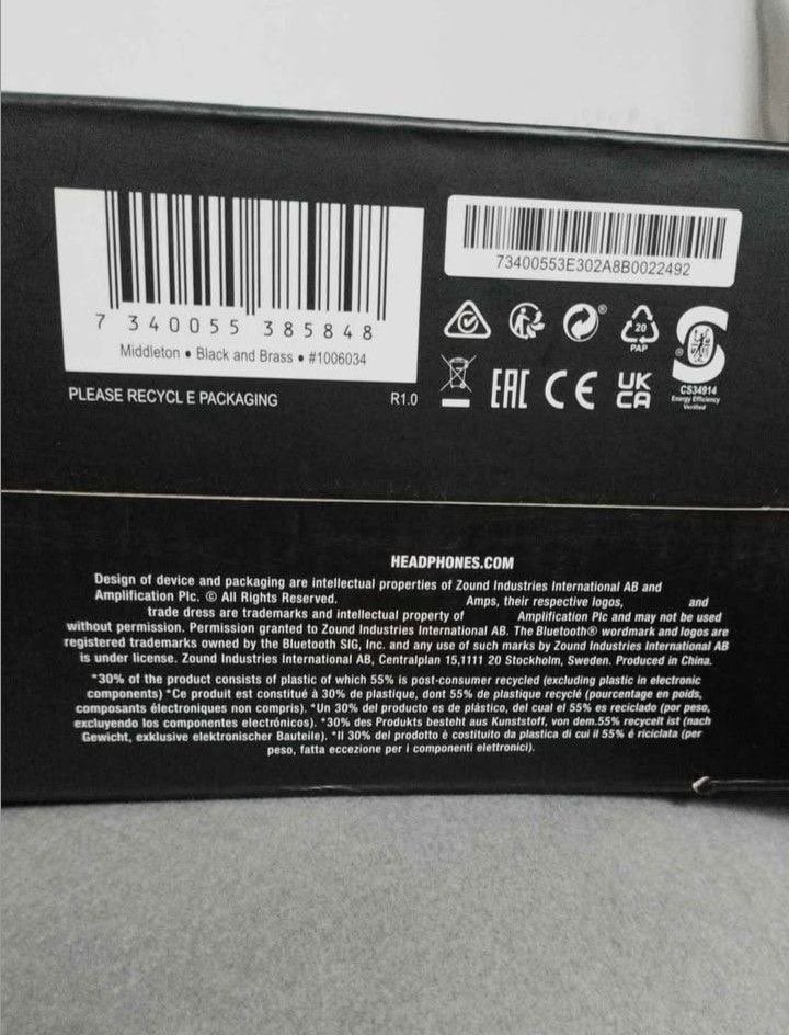 Marshall speaker original with barcode 