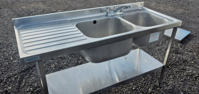 image for Catering equipment commercial stainless steel sinks restaurant kitchen trailer items 
