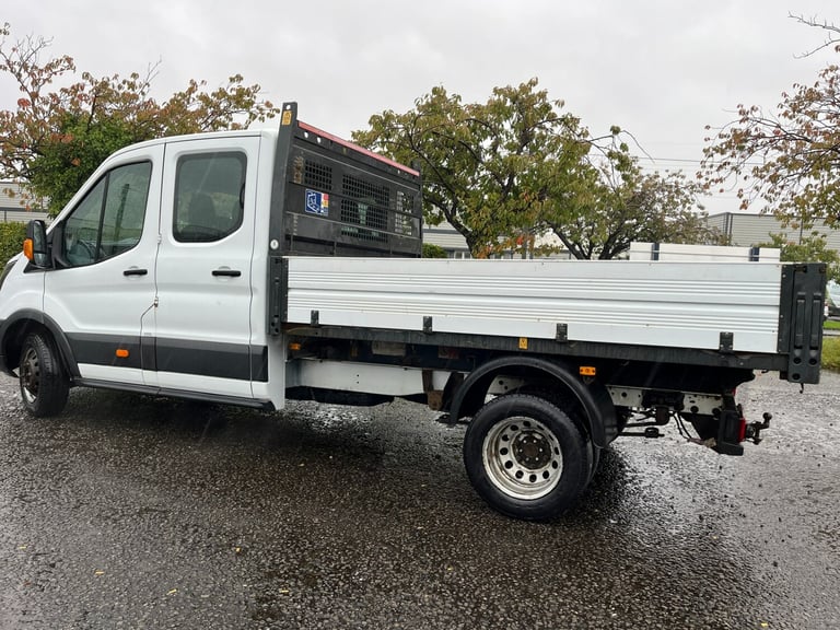 2018 Ford Transit 2.0 TDCi 130ps H2 CREWCAB 7  SEAT TIPPER   NO VAT ! Tipper Diesel Manual