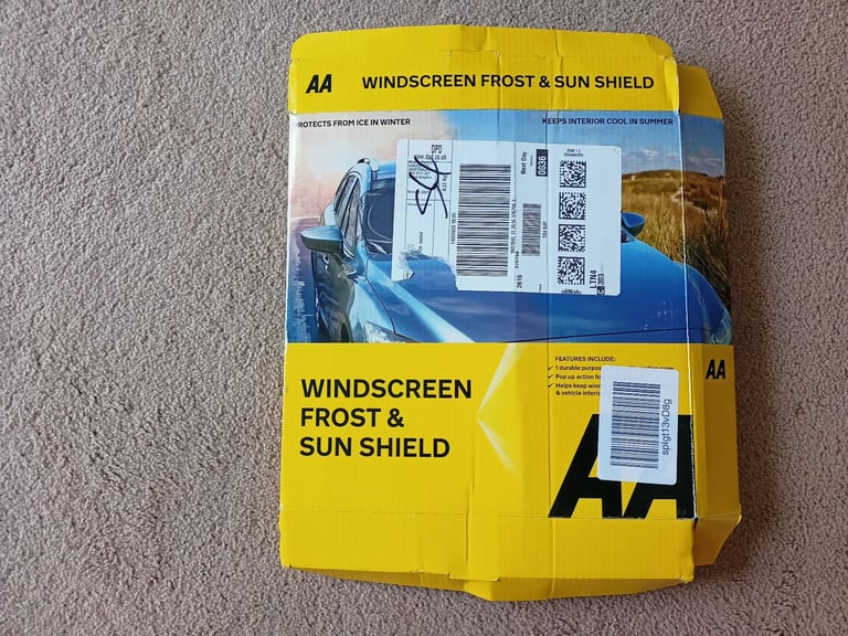 AA windscreen frost /sun shield 
