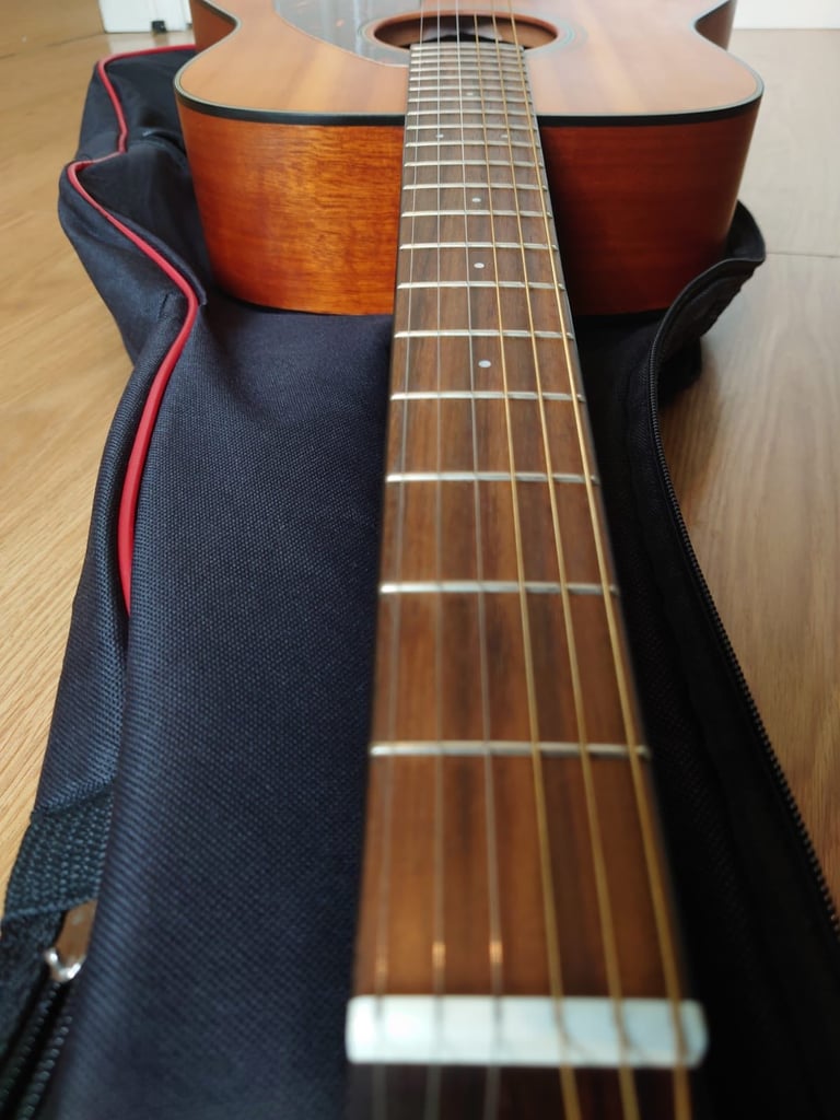 Yamaha FG700MS Solid Top Acoustic guitar with gigbag