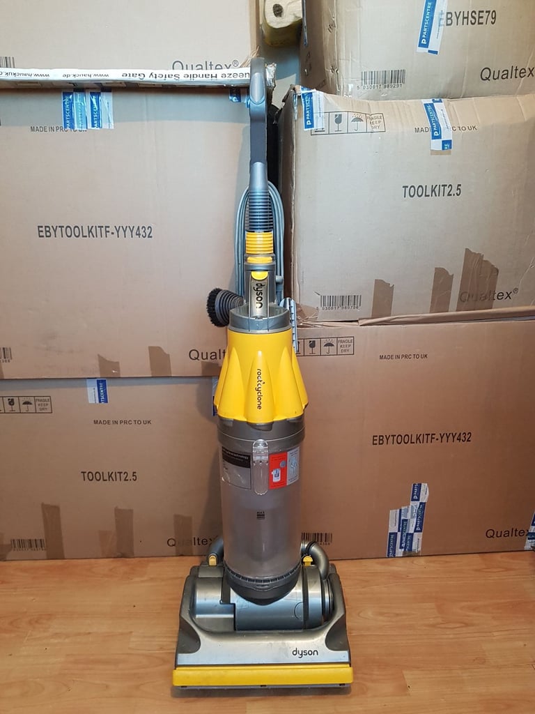 image for yellow Dyson DC07 filters washed and dried All Floors Upright Hoover tools no texing 