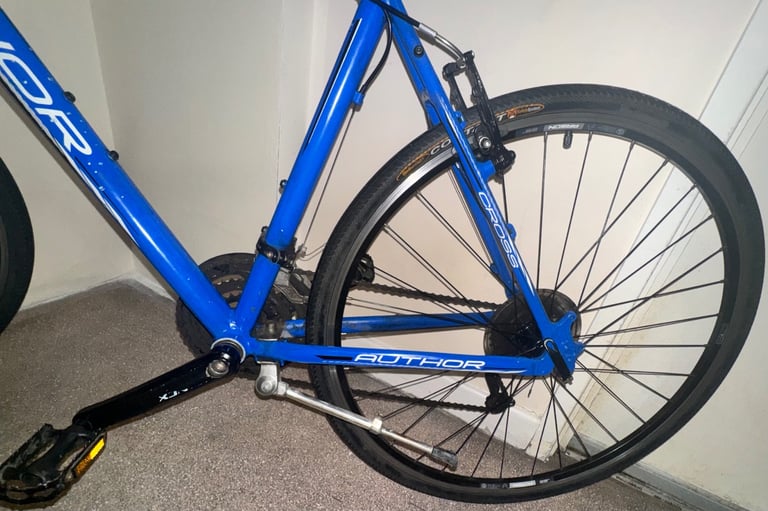 Blue Large Author Classic 24 speed Hybirid bike pickup SE152JR