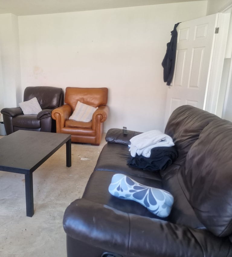 Free sofas, coffee table and unit 