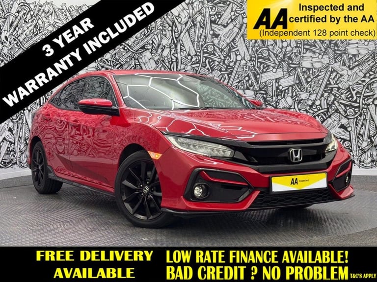 2021 Honda Civic 1.5 VTEC Turbo Sport Hatchback 5dr Petrol Manual Euro 6 (s/s) (182 ps) Hatchback...