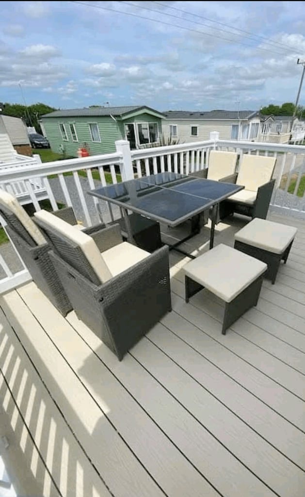 Decking for caravan x 2 size both 12x8