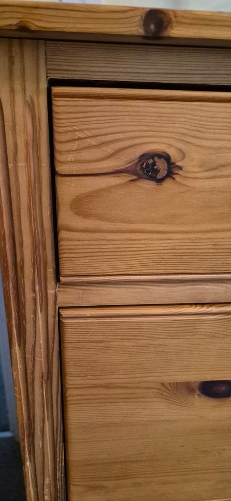 Solid Pine Chest of Drawers