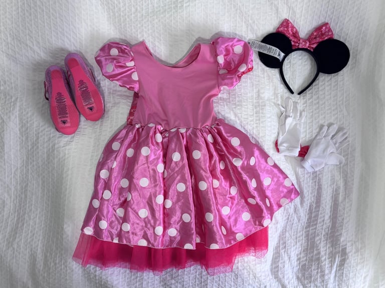 Original Disney Store Minnie Mouse Costume & Accessories 