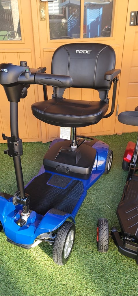 image for BLUE FOLDING MOBILITY SCOOTER  