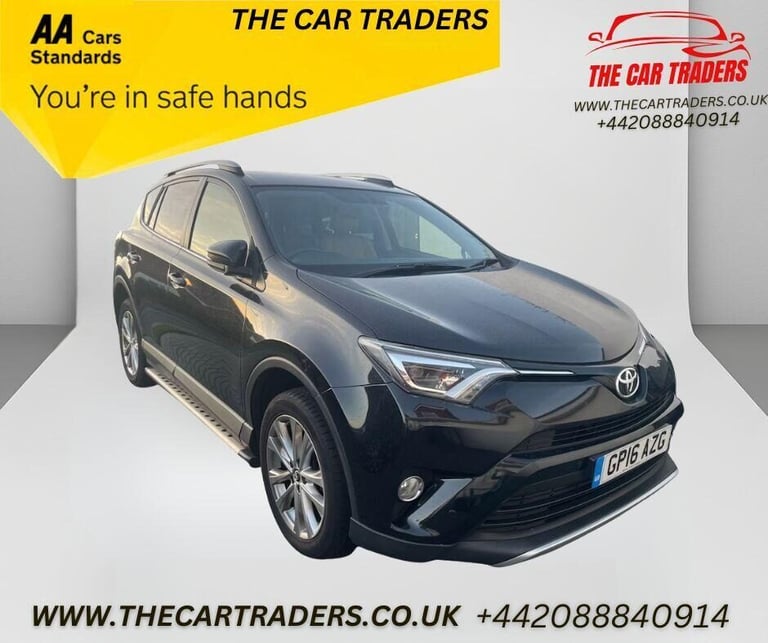 2016 Toyota RAV4 2.0 V-Matic Excel SUV 5dr Petrol CVT 4WD Euro 6 (s/s) (151 ps) SUV Petrol Automatic