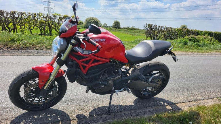 2015 65 DUCATI M821 MONSTER ABS NAKED RED M 821 HISTORY NEW MOT