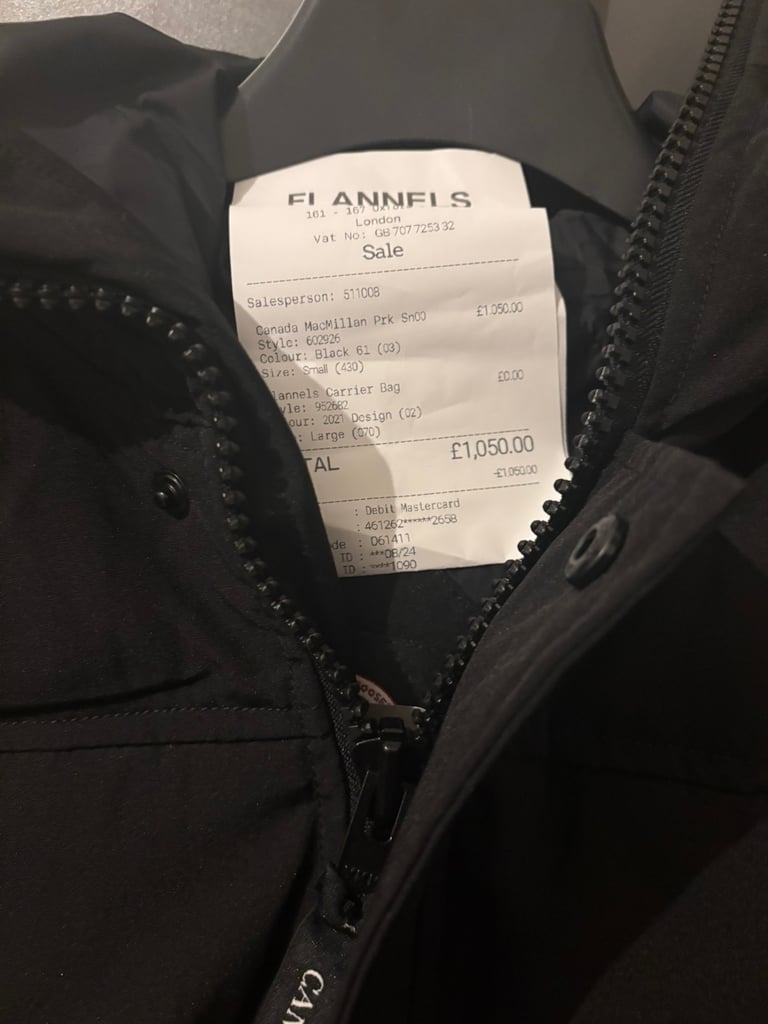  Canada Goose Macmillan Parka Down Padde