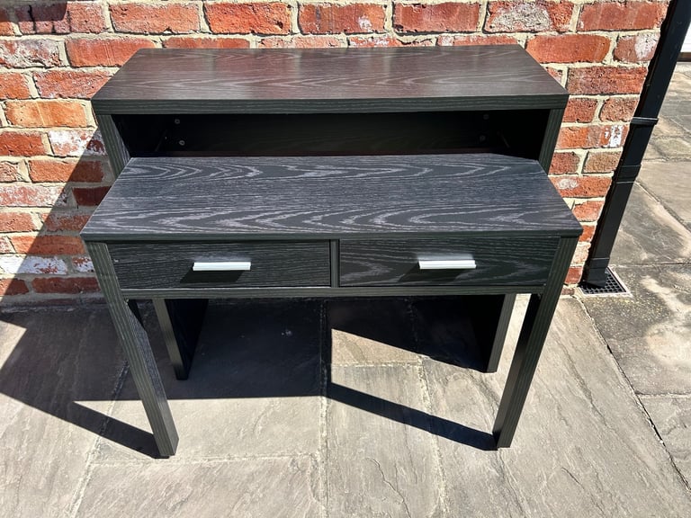 Black Office Desk - Good Condition 