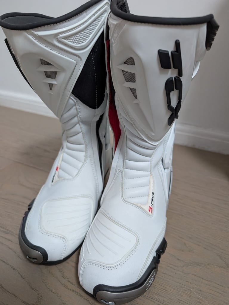Tcx Motorcycle Racing Boots S-Race White