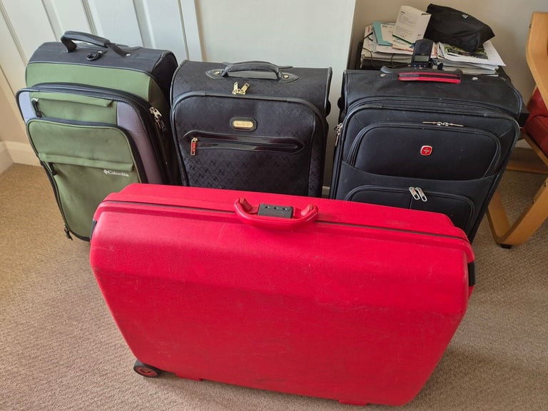 Selection of suitcases, prices from £20