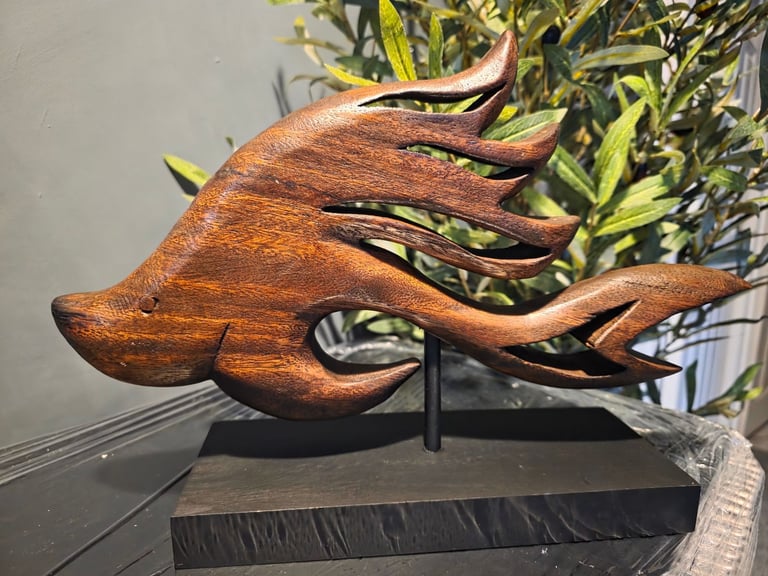 image for Fish on a plinth ornament 